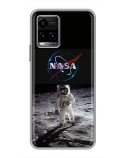 Чехол для Vivo Y33s с картинкой «Астронавт на Луне» Чехол для Vivo Y33s с картинкой «Астронавт на Луне»