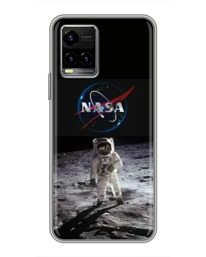 Чехол для Vivo Y33s с картинкой «Астронавт на Луне» Чехол для Vivo Y33s с картинкой «Астронавт на Луне»
