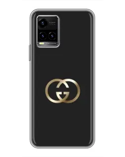 Чехол для Vivo Y33s с картинкой «Минимализм Gucci»