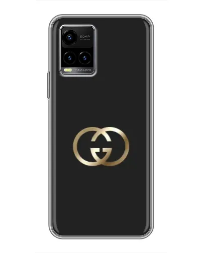 Чехол для Vivo Y33s с картинкой «Минимализм Gucci»