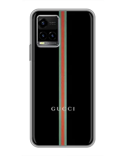 Чехол для Vivo Y33s с картинкой «Gucci — строгая линия» Чехол для Vivo Y33s с картинкой «Gucci — строгая линия»