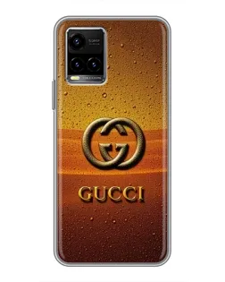 Чехол для Vivo Y33s с картинкой «Gucci — солнечный градиент»