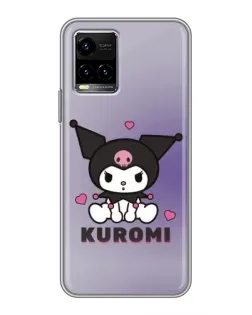 Чехол для Vivo Y33s с картинкой «Kuromi — фиолетовый арт» Чехол для Vivo Y33s с картинкой «Kuromi — фиолетовый арт»
