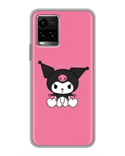 Чехол для Vivo Y33s с картинкой «Хмурая Kuromi»