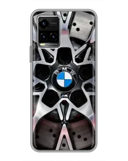 Чехол для Vivo Y33s с картинкой «BMW — деталь диска» Чехол для Vivo Y33s с картинкой «BMW — деталь диска»