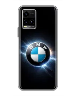 Чехол для Vivo Y33s с картинкой «BMW — неоновое сияние» Чехол для Vivo Y33s с картинкой «BMW — неоновое сияние»