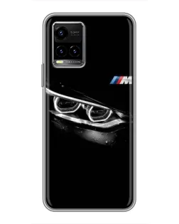 Чехол для Vivo Y33s с картинкой «BMW — взгляд тигра»