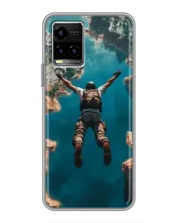 Чехол для Vivo Y33s с картинкой «PUBG — свободное падение» Чехол для Vivo Y33s с картинкой «PUBG — свободное падение»