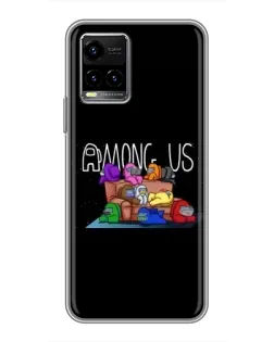 Чехол для Vivo Y33s с картинкой «Логотип Among Us» Чехол для Vivo Y33s с картинкой «Логотип Among Us»