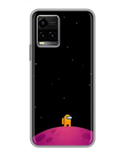 Чехол для Vivo Y33s с картинкой «Одинокий герой на планете» Чехол для Vivo Y33s с картинкой «Одинокий герой на планете»