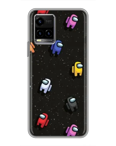 Чехол для Vivo Y33s с картинкой «Космический паттерн Among Us» Чехол для Vivo Y33s с картинкой «Космический паттерн Among Us»