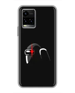 Чехол для Vivo Y33s с картинкой «Among Us шлем» Чехол для Vivo Y33s с картинкой «Among Us шлем»