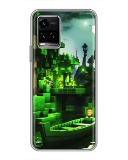 Чехол для Vivo Y33s с картинкой «Minecraft лесной пейзаж» Чехол для Vivo Y33s с картинкой «Minecraft лесной пейзаж»