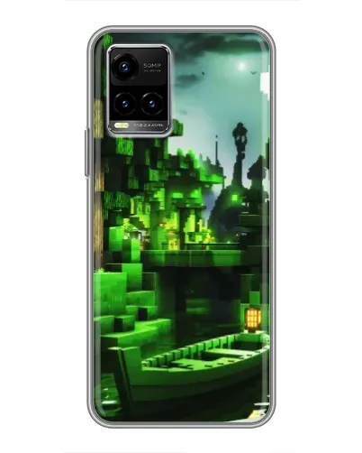 Чехол для Vivo Y33s с картинкой «Minecraft лесной пейзаж» Чехол для Vivo Y33s с картинкой «Minecraft лесной пейзаж»