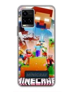 Чехол для Vivo Y33s с картинкой «Minecraft герои игры» Чехол для Vivo Y33s с картинкой «Minecraft герои игры»