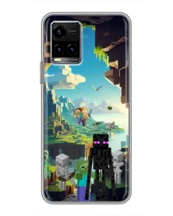 Чохол для Vivo Y33s з картинкою «Ендермен у лісі» Чохол для Vivo Y33s з картинкою «Ендермен у лісі»