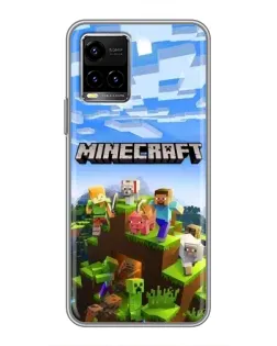 Чохол для Vivo Y33s з картинкою «Minecraft класичний світ» Чохол для Vivo Y33s з картинкою «Minecraft класичний світ»