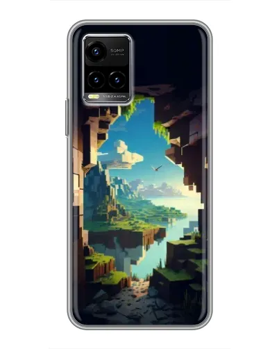 Чехол для Vivo Y33s с картинкой «Вид из пещеры» Чехол для Vivo Y33s с картинкой «Вид из пещеры»