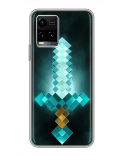 Чохол для Vivo Y33s з картинкою «Алмазний меч неон» Чохол для Vivo Y33s з картинкою «Алмазний меч неон»