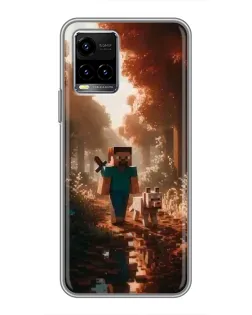 Чохол для Vivo Y33s з картинкою «Стів у лісі» Чохол для Vivo Y33s з картинкою «Стів у лісі»