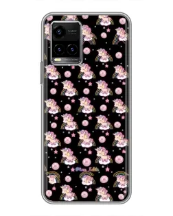 Чехол для Vivo Y33s с картинкой «Magic Unicorn паттерн»