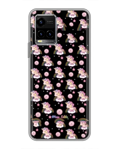 Чехол для Vivo Y33s с картинкой «Magic Unicorn паттерн» Чехол для Vivo Y33s с картинкой «Magic Unicorn паттерн»
