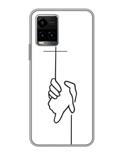 Чехол для Vivo Y33s с картинкой «Рука держит» Чехол для Vivo Y33s с картинкой «Рука держит»