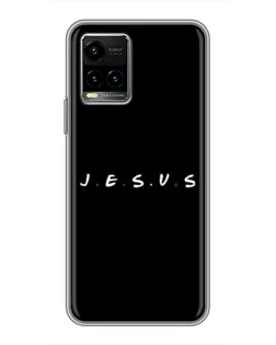 Чехол для Vivo Y33s с картинкой «Точки веры J.E.S.U.S.»
