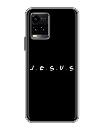Чехол для Vivo Y33s с картинкой «Точки веры J.E.S.U.S.»