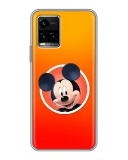 Чехол для Vivo Y33s с картинкой «Mickey в круге»