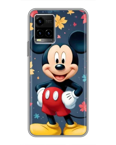 Чехол для Vivo Y33s с картинкой «Осенний Mickey Mouse»
