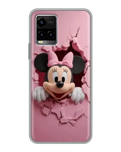 Чехол для Vivo Y33s с картинкой «Минни сквозь стену»