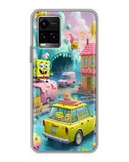 Чехол для Vivo Y33s с картинкой «Монстр-трак приключения»