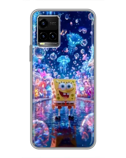 Чехол для Vivo Y33s с картинкой «Неоновый океан» Чехол для Vivo Y33s с картинкой «Неоновый океан»