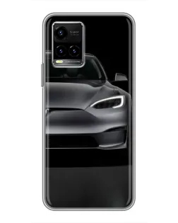Чехол для Vivo Y33s с картинкой «Tesla Model S Look» Чехол для Vivo Y33s с картинкой «Tesla Model S Look»