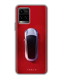 Чехол для Vivo Y33s с картинкой «Tesla Top View» Чехол для Vivo Y33s с картинкой «Tesla Top View»