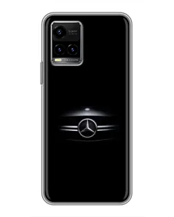 Чехол для Vivo Y33s с картинкой «Mercedes — абстрактные линии» Чехол для Vivo Y33s с картинкой «Mercedes — абстрактные линии»