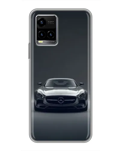 Чехол для Vivo Y33s с картинкой «Mercedes на черном» Чехол для Vivo Y33s с картинкой «Mercedes на черном»
