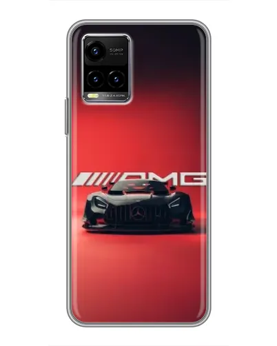 Чехол для Vivo Y33s с картинкой «Mercedes AMG — красная линия» Чехол для Vivo Y33s с картинкой «Mercedes AMG — красная линия»