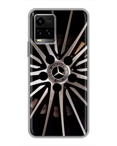 Чехол для Vivo Y33s с картинкой «Диск Mercedes» Чехол для Vivo Y33s с картинкой «Диск Mercedes»