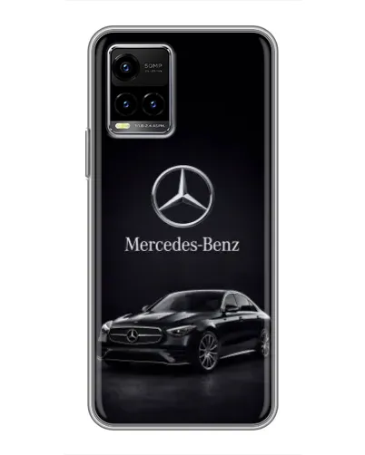 Чехол для Vivo Y33s с картинкой «Mercedes — решетка радиатора» Чехол для Vivo Y33s с картинкой «Mercedes — решетка радиатора»
