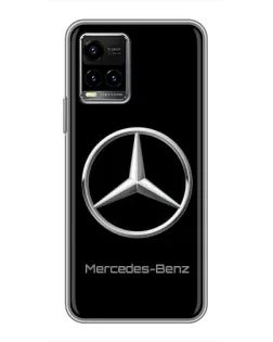 Чехол для Vivo Y33s с картинкой «Mercedes Silver Logo»