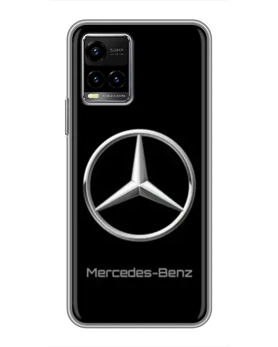 Чехол для Vivo Y33s с картинкой «Mercedes Silver Logo» Чехол для Vivo Y33s с картинкой «Mercedes Silver Logo»