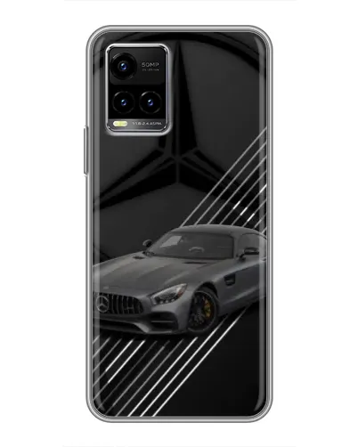 Чехол для Vivo Y33s с картинкой «Mercedes AMG — графика» Чехол для Vivo Y33s с картинкой «Mercedes AMG — графика»