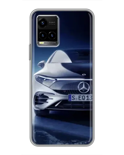 Чехол для Vivo Y33s с картинкой «Mercedes EQ — будущее» Чехол для Vivo Y33s с картинкой «Mercedes EQ — будущее»
