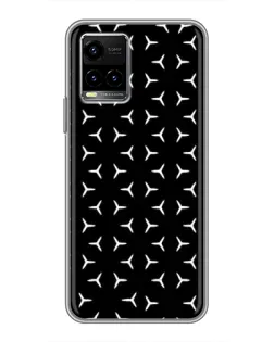 Чехол для Vivo Y33s с картинкой «Mercedes паттерн звезд» Чехол для Vivo Y33s с картинкой «Mercedes паттерн звезд»