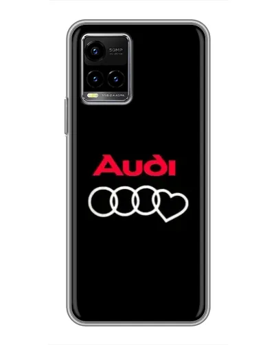 Чехол для Vivo Y33s с картинкой «Логотип Audi Heart» Чехол для Vivo Y33s с картинкой «Логотип Audi Heart»