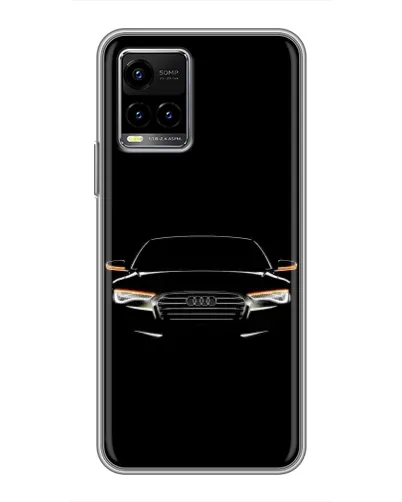 Чехол для Vivo Y33s с картинкой «Audi — ночной контур» Чехол для Vivo Y33s с картинкой «Audi — ночной контур»