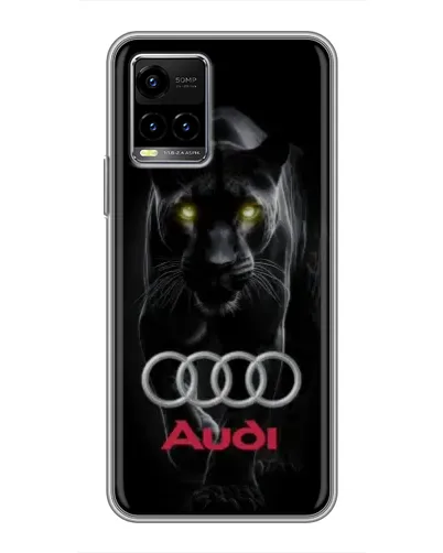 Чехол для Vivo Y33s с картинкой «Пантера и Audi» Чехол для Vivo Y33s с картинкой «Пантера и Audi»