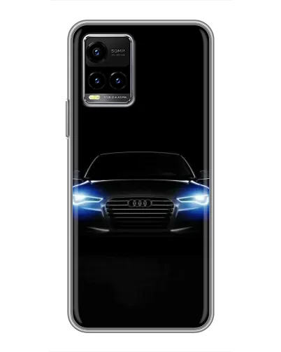 Чехол для Vivo Y33s с картинкой «Audi в неоне» Чехол для Vivo Y33s с картинкой «Audi в неоне»